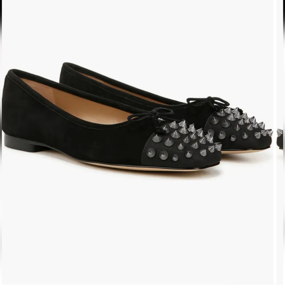Sam Edelman Black Loafers with Silver Accents
